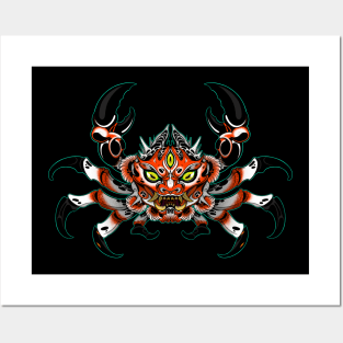 Crab Posters and Art